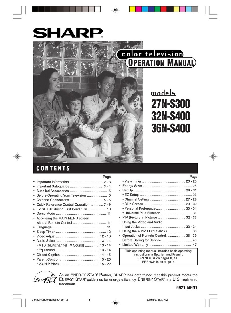 Sharp 27N S300 User manual Sharp 27N S300 User manual