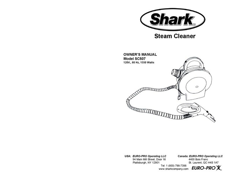 Shark SC507 User manual