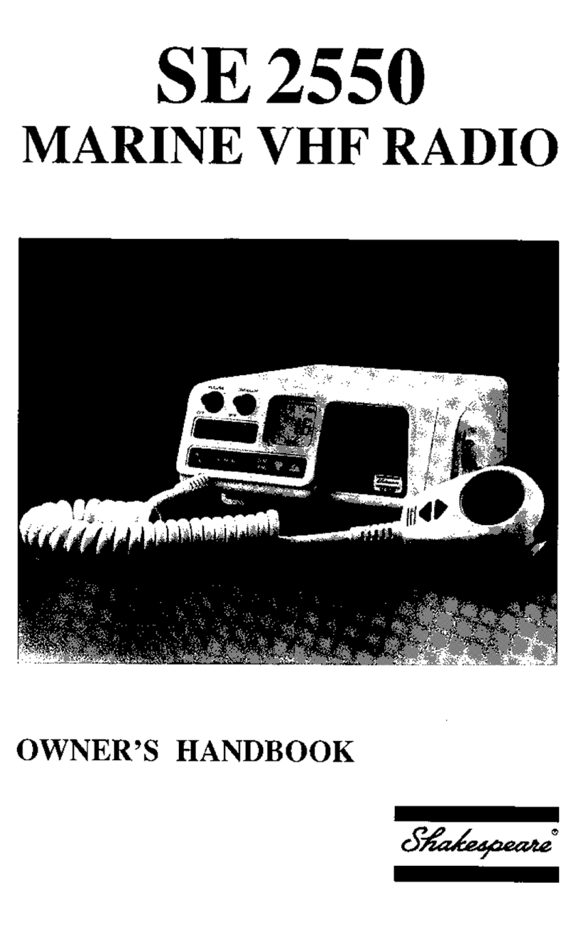 Shakespeare Electronic SE 2550 Owner's handbook
