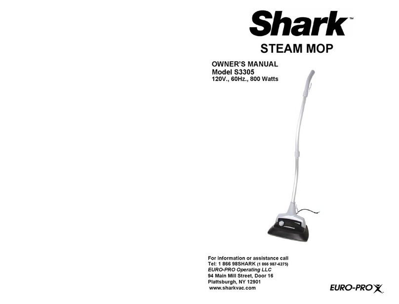 Shark S3305 owner's manual