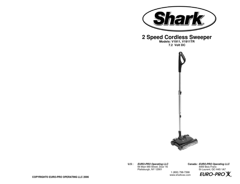 Shark V1911TR User manual