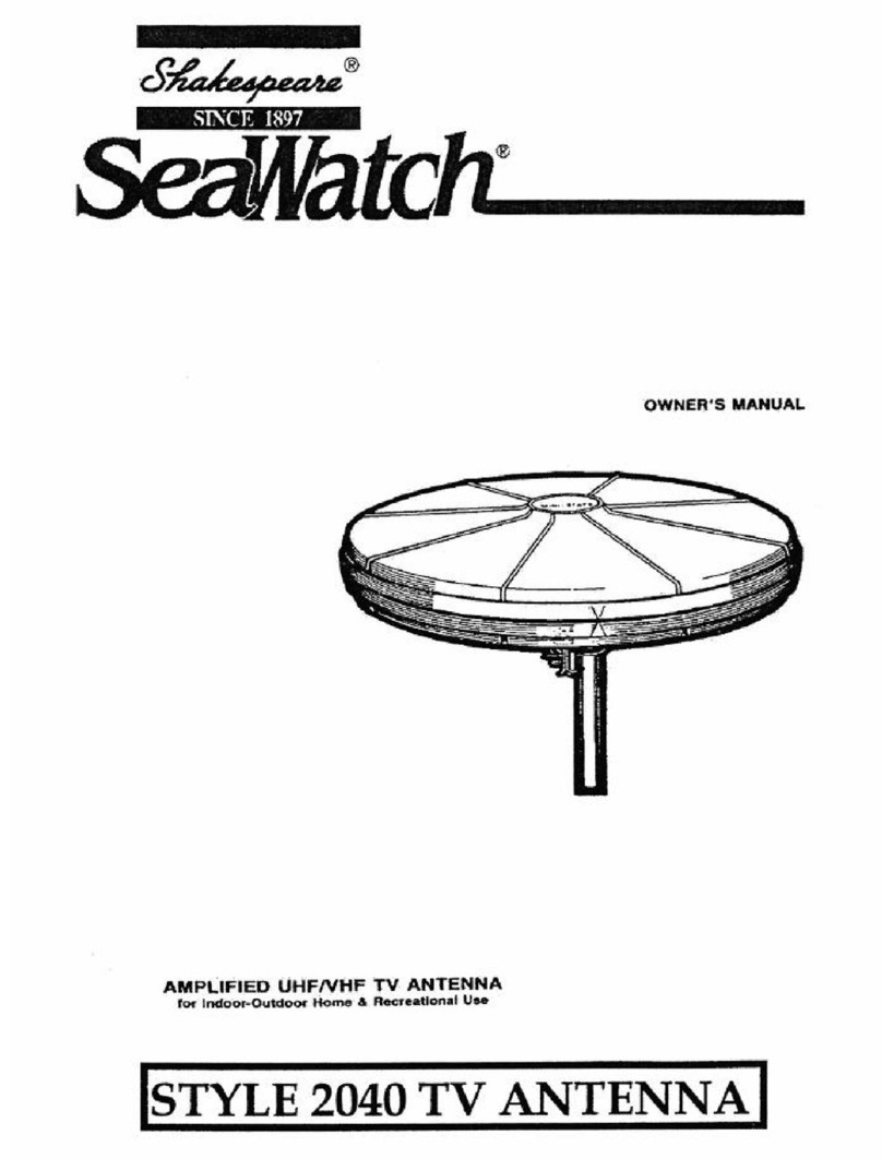 Shakespeare Electronic SEAWATCH 2040 owner's manual Shakespeare Electronic SEAWATCH 2040 owner's manual