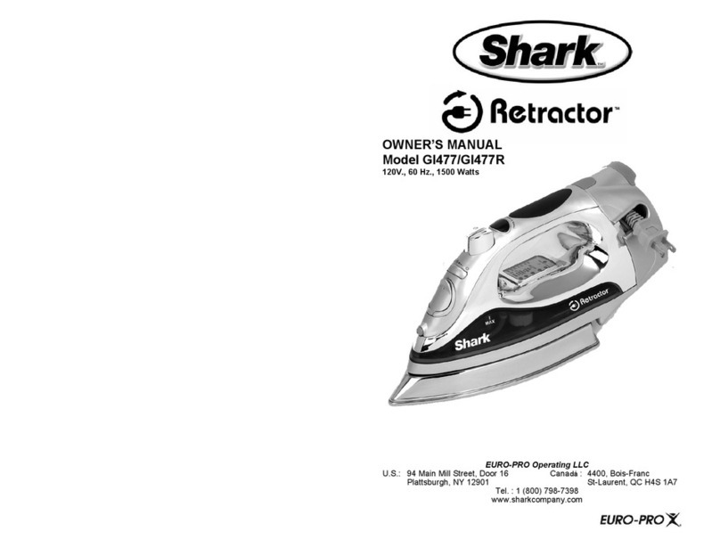 Shark Retractor GI477 User manual