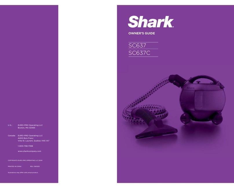 Shark SC637 User manual