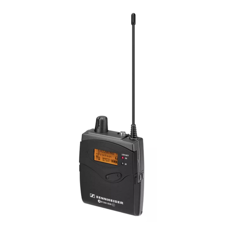 Sennheiser EK 300 IEM instruction manual