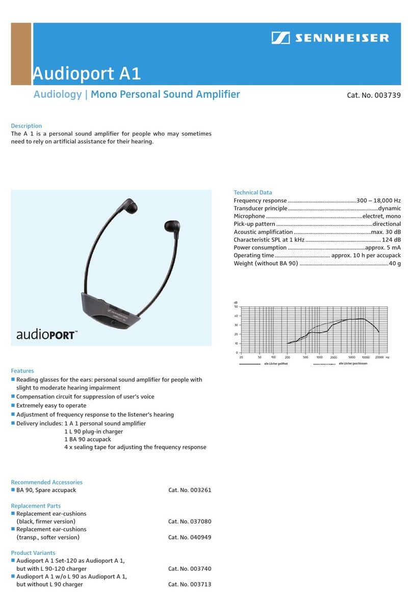 Sennheiser Audioport A1 specification