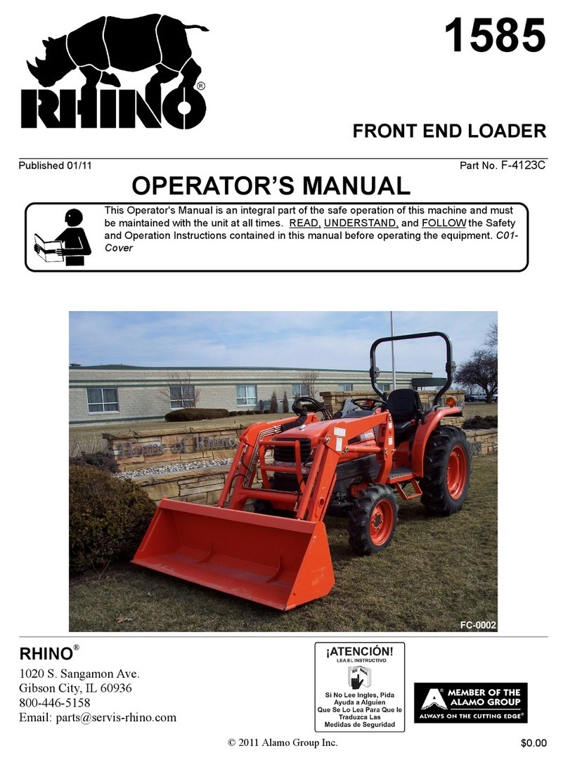 RHINO F-4123C Operator's manual