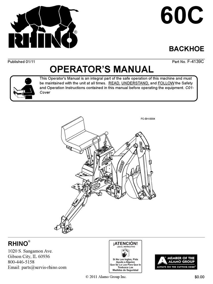 RHINO 60C User manual