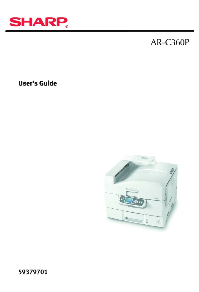 Sharp AR-C360P User manual Sharp AR-C360P User manual