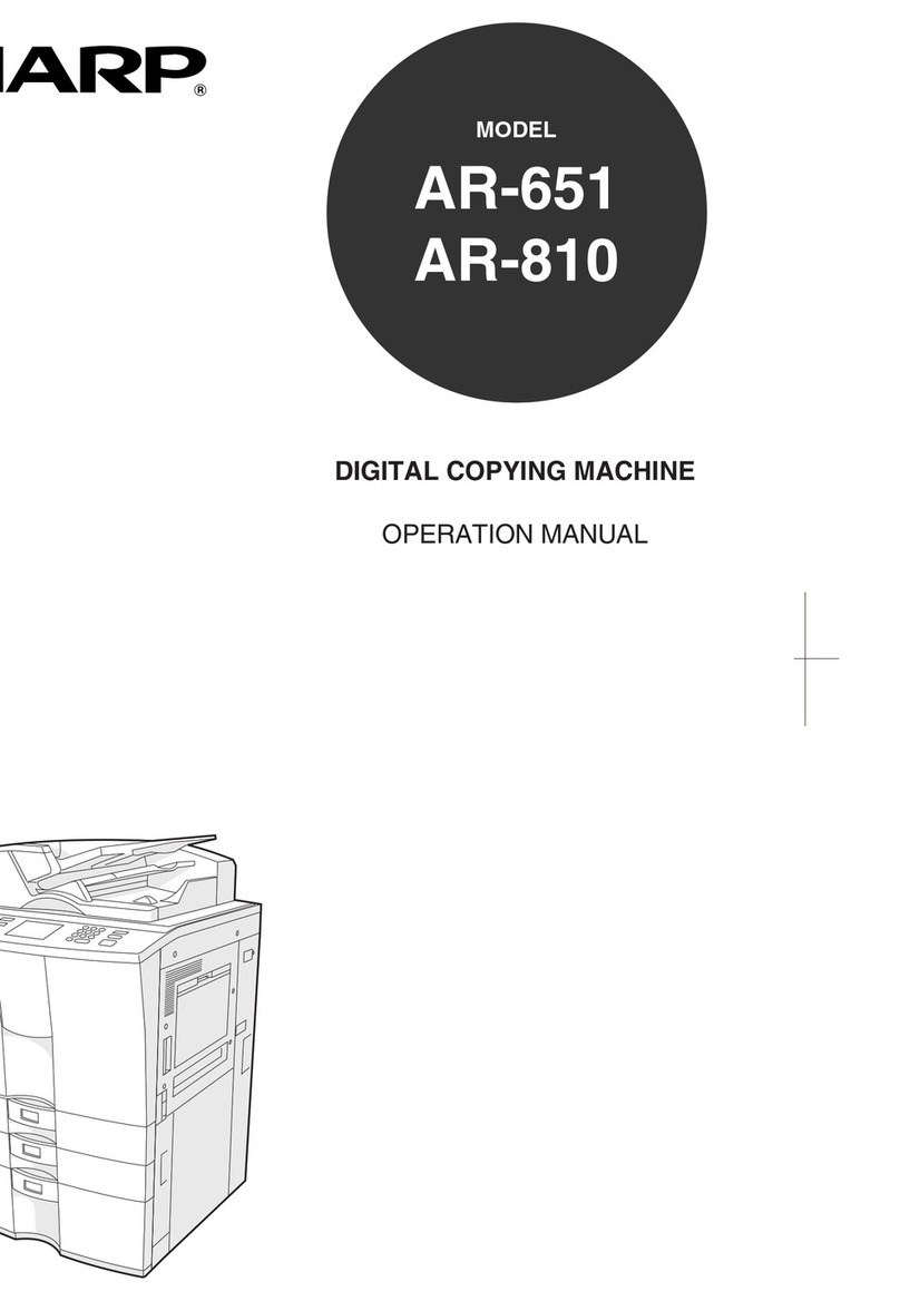 Sharp AR-651 User manual Sharp AR-651 User manual