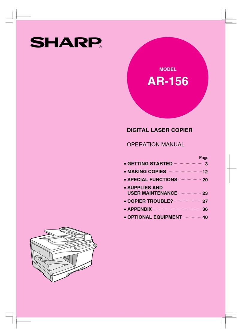 Sharp AR-156 User manual Sharp AR-156 User manual