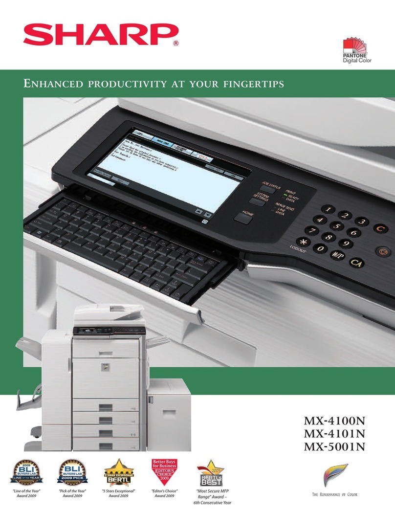 Sharp CPD-3830 User manual