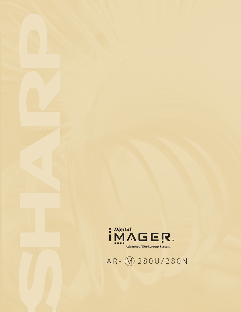 Sharp AR-M280N Imager User manual Sharp AR-M280N Imager User manual