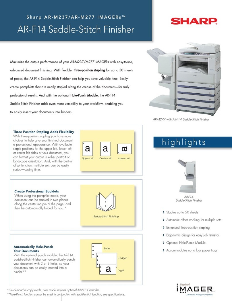 Sharp AR-M237 IMAGERs User manual