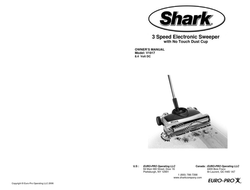 Shark V1917 owner's manual