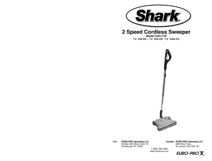 Shark UV611TR user manual