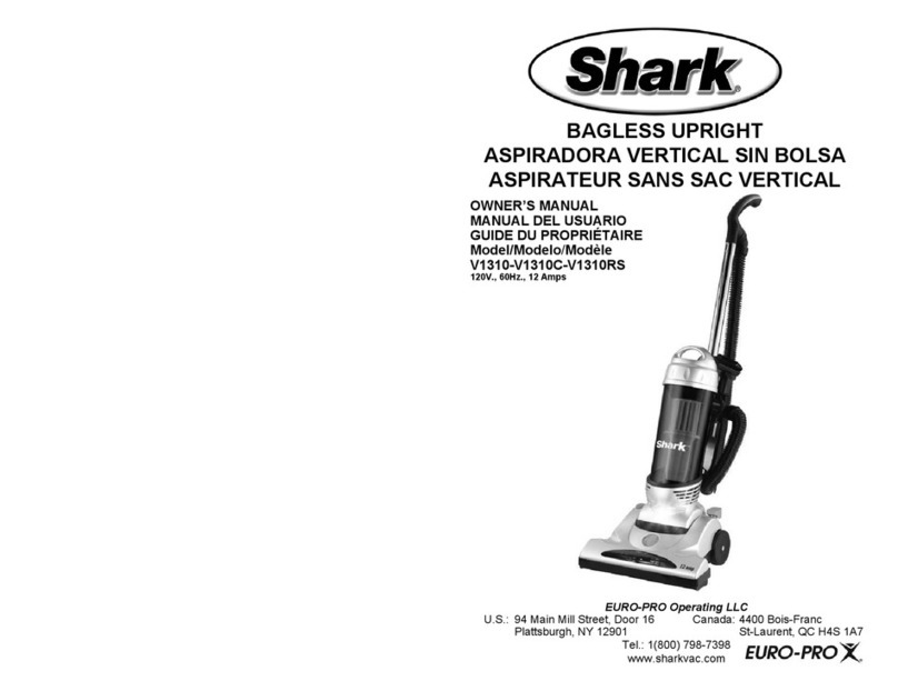 Shark V1310 User manual