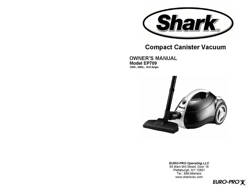 Shark EP709 User manual