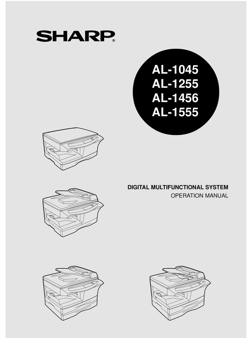Sharp AL-1045 User manual