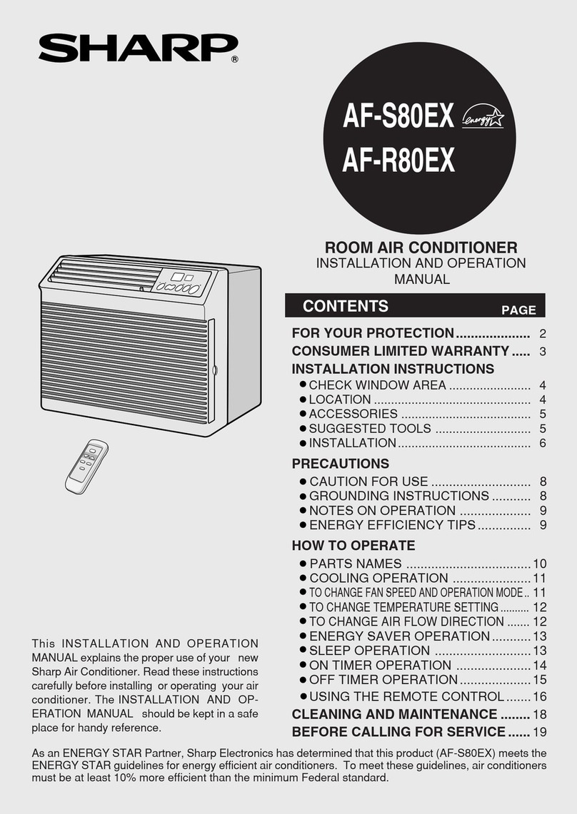 Sharp AF-R80EX User manual