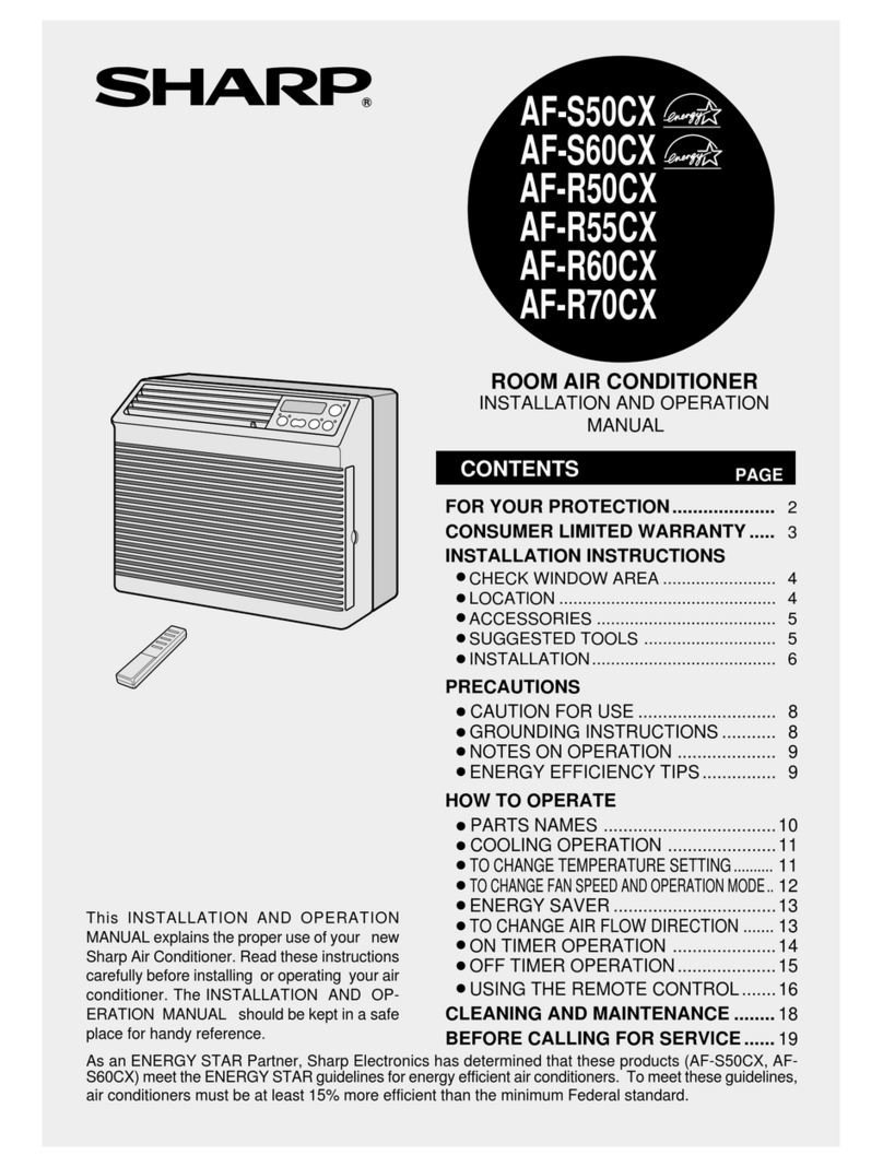 Sharp AF-R50CX User manual