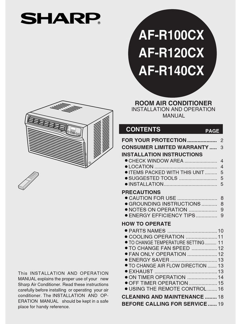 Sharp AF-R100CX User manual