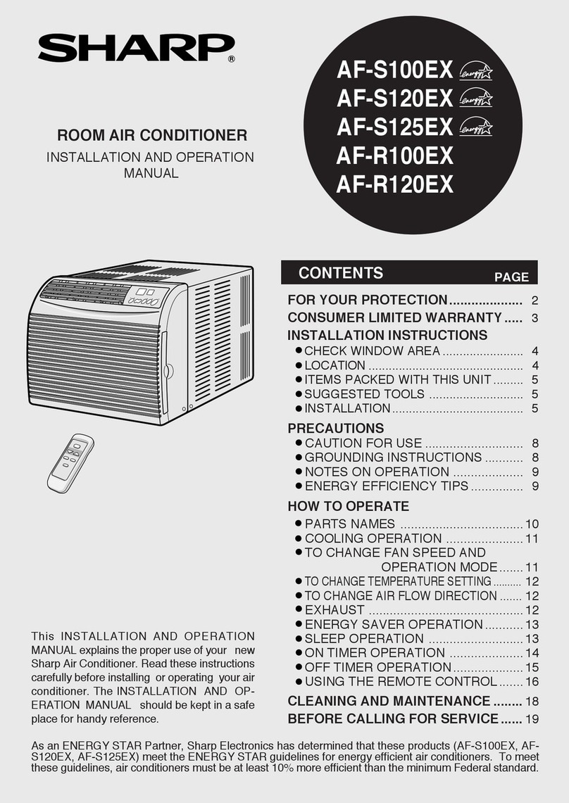 Sharp AF-R100EX User manual