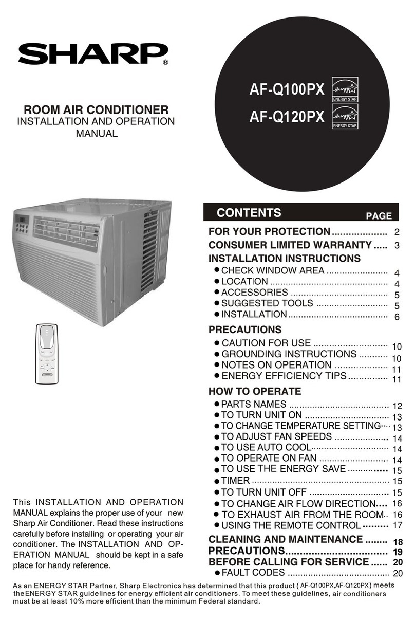 Sharp AF-Q100PX User manual