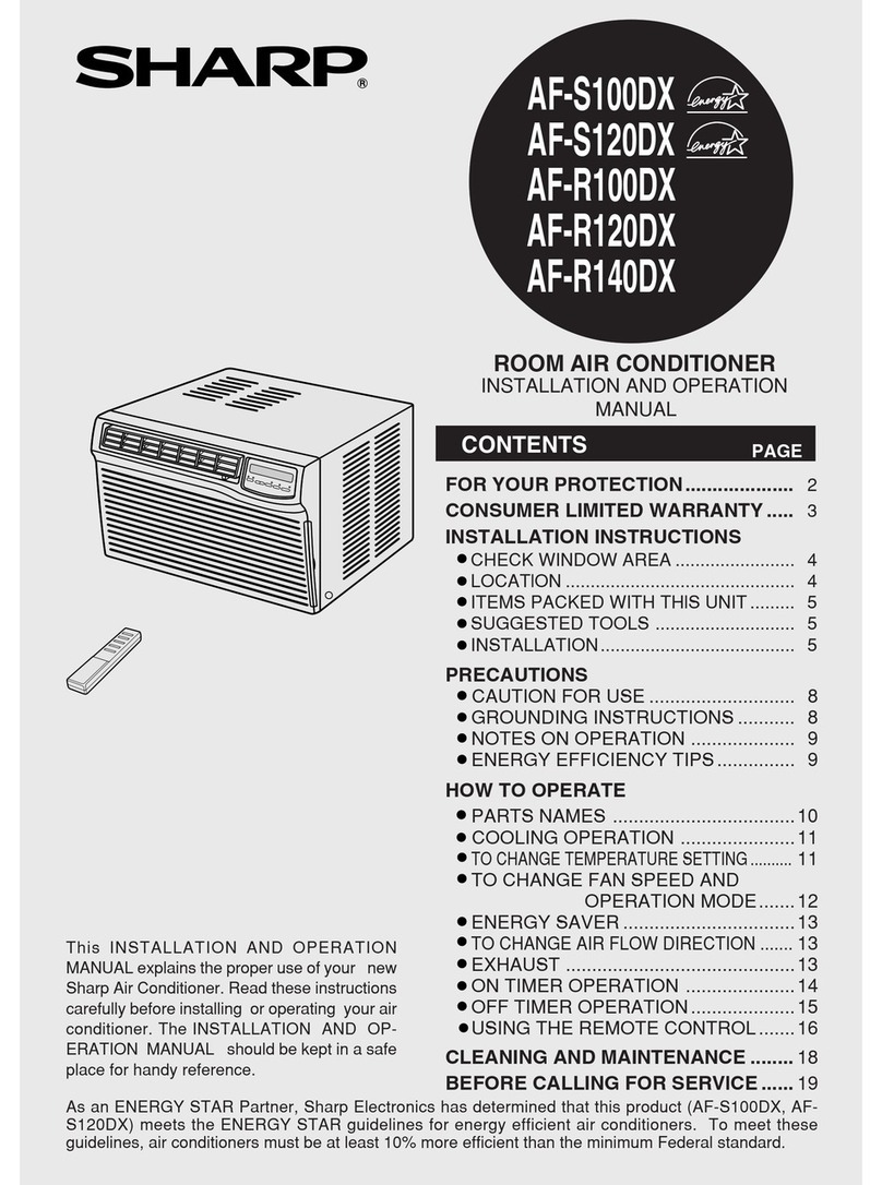Sharp AF-100DX User manual