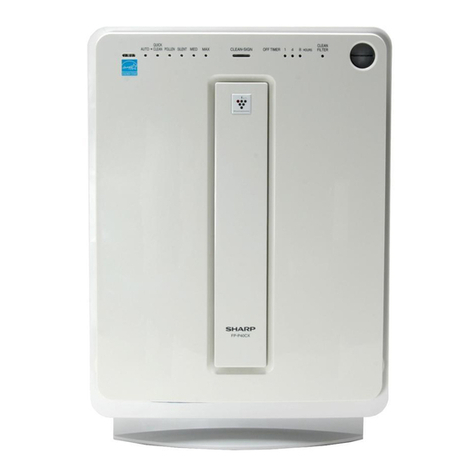 Sharp Plasmacluster FP-P40CX User manual