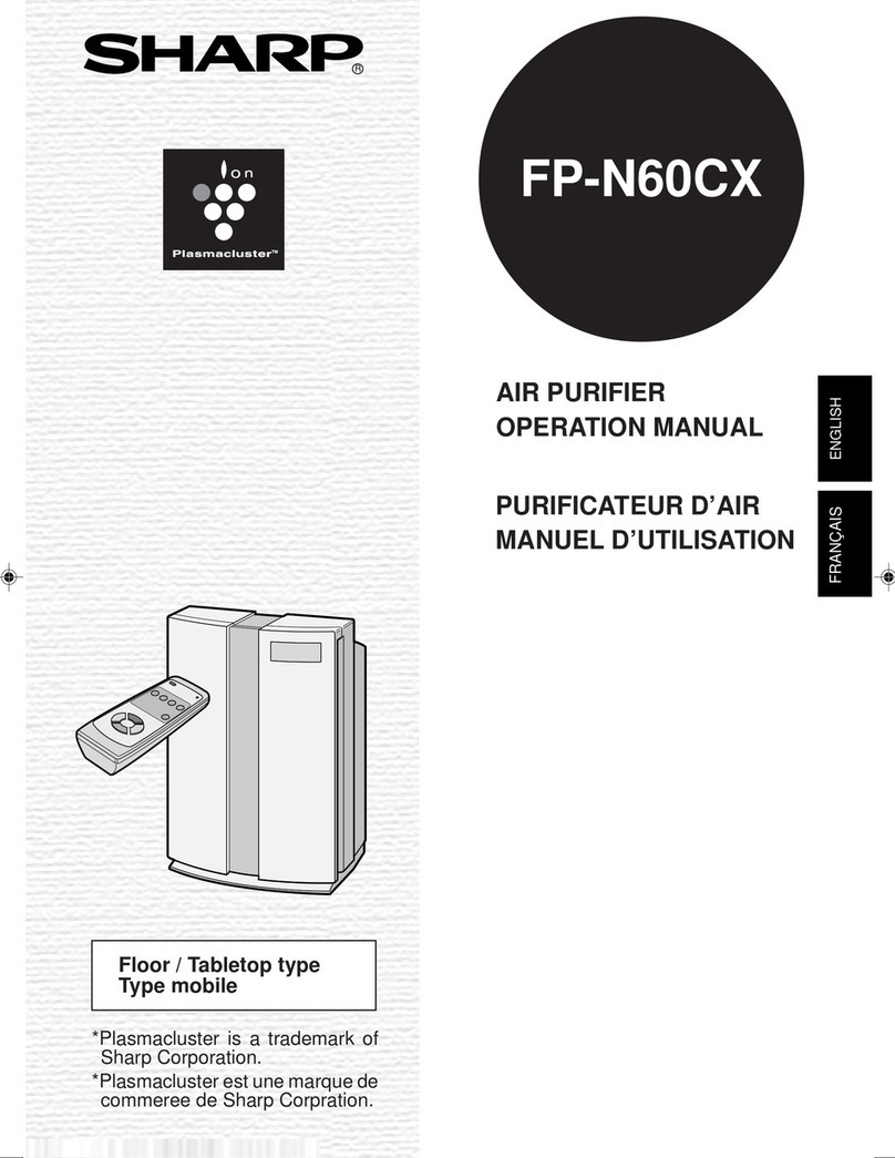 Sharp Plasmacluster FP-N60CX User manual