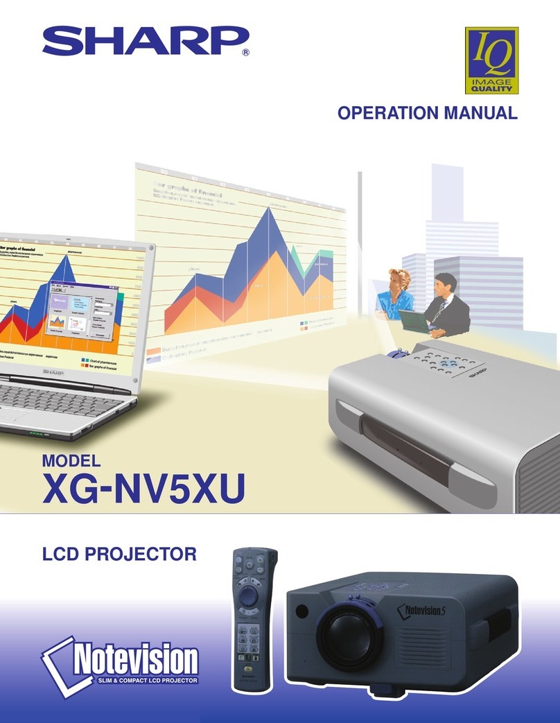 Sharp XG-NV5XU User manual