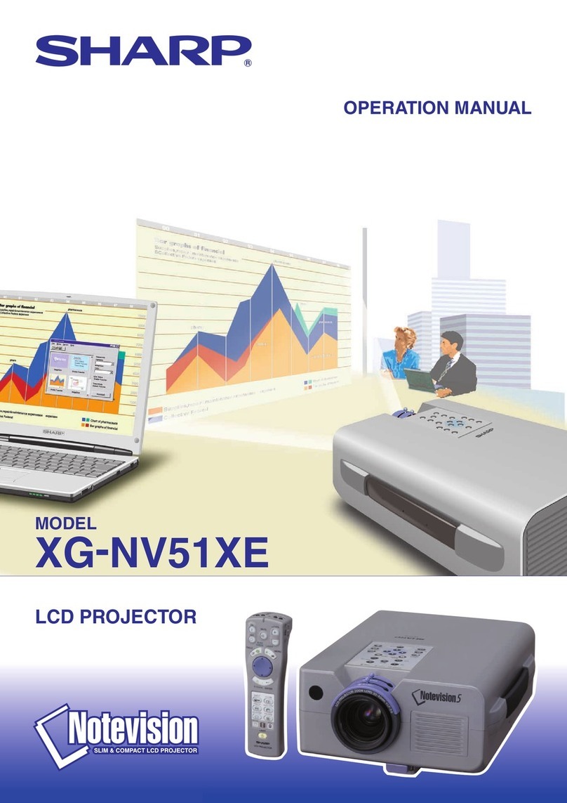 Sharp XG-NV51XE User manual