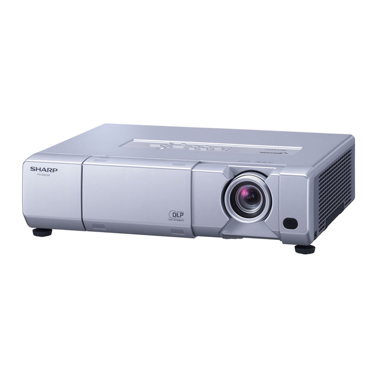 Sharp Notevision PG-D40W3D User manual