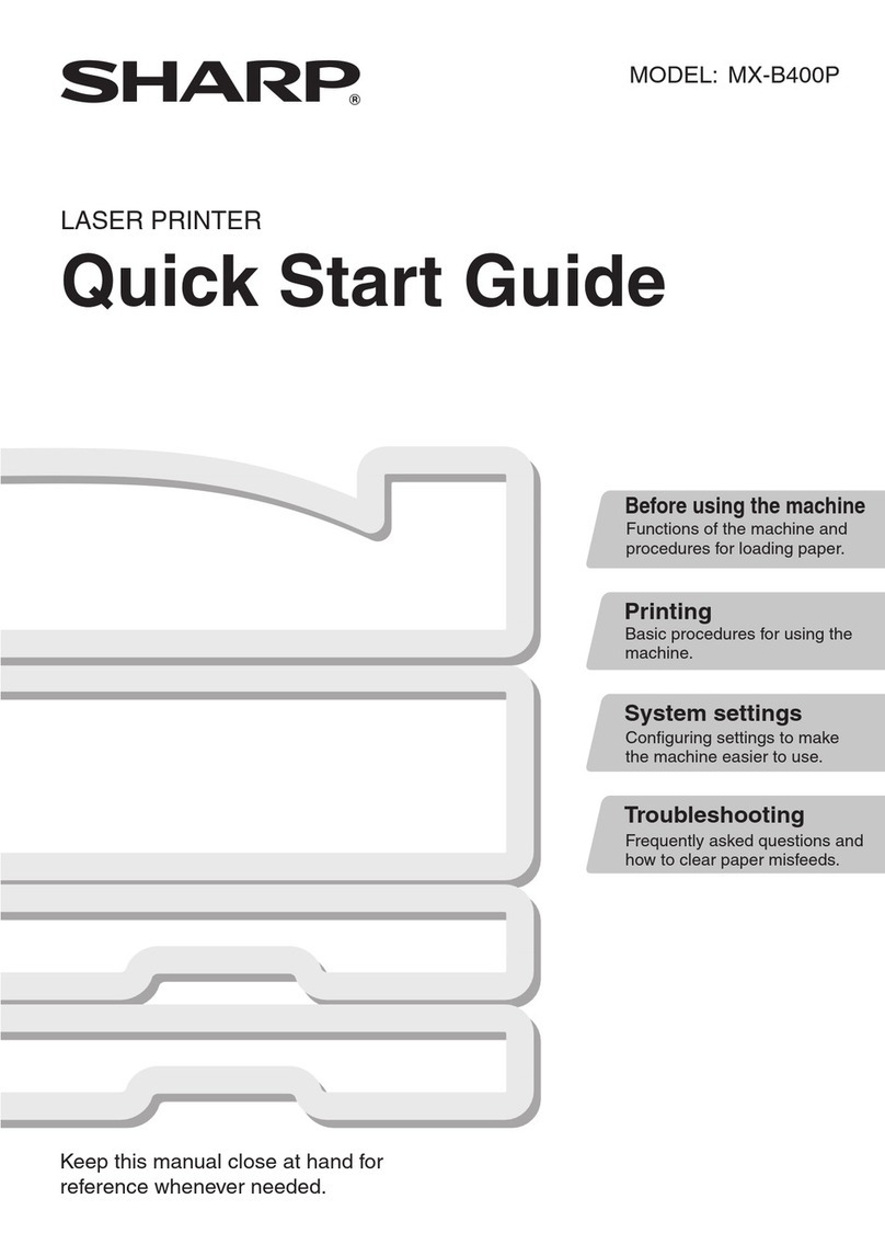 Sharp MX-B400P User manual