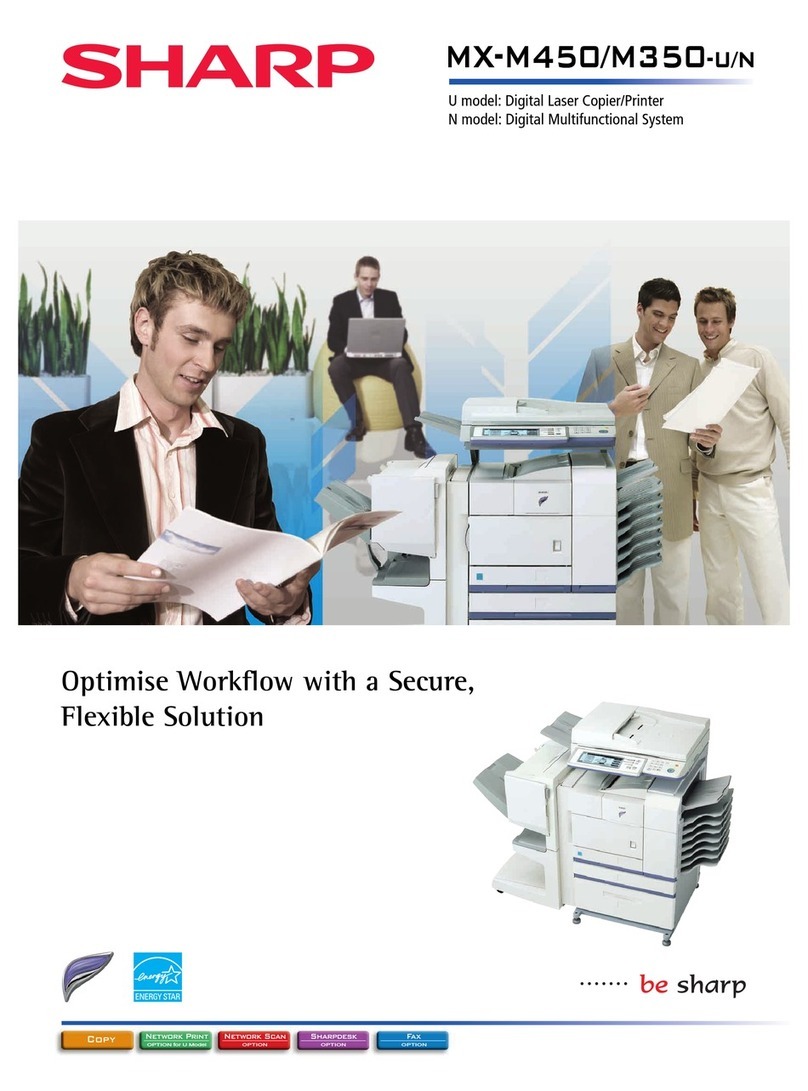 Sharp MX-M350-U User manual