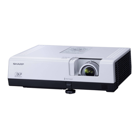 Sharp Notevision PG-D2510X User manual