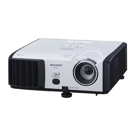 Sharp XR-32X - Notevision XGA DLP Projector User manual