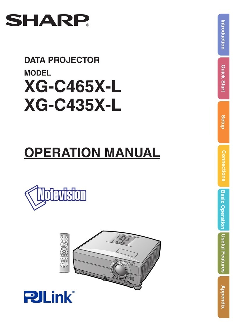 Sharp Notevision XG-C435X-L User manual