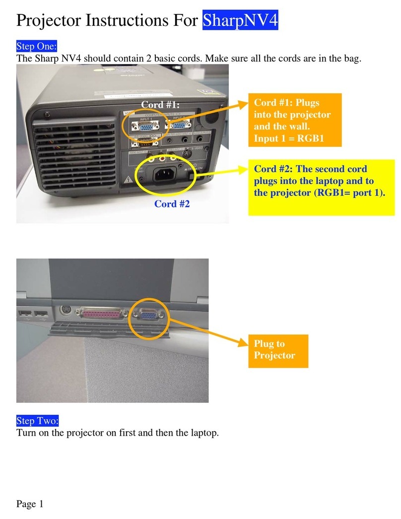 Sharp NV4 User manual