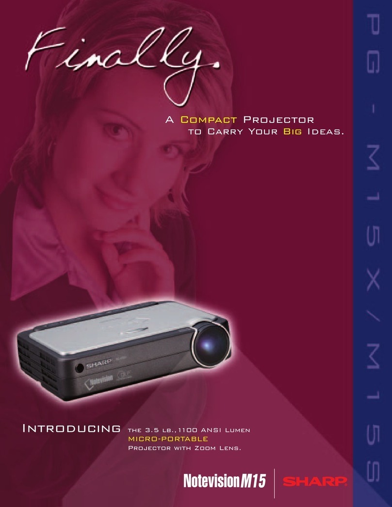 Sharp Notevision M15 User manual