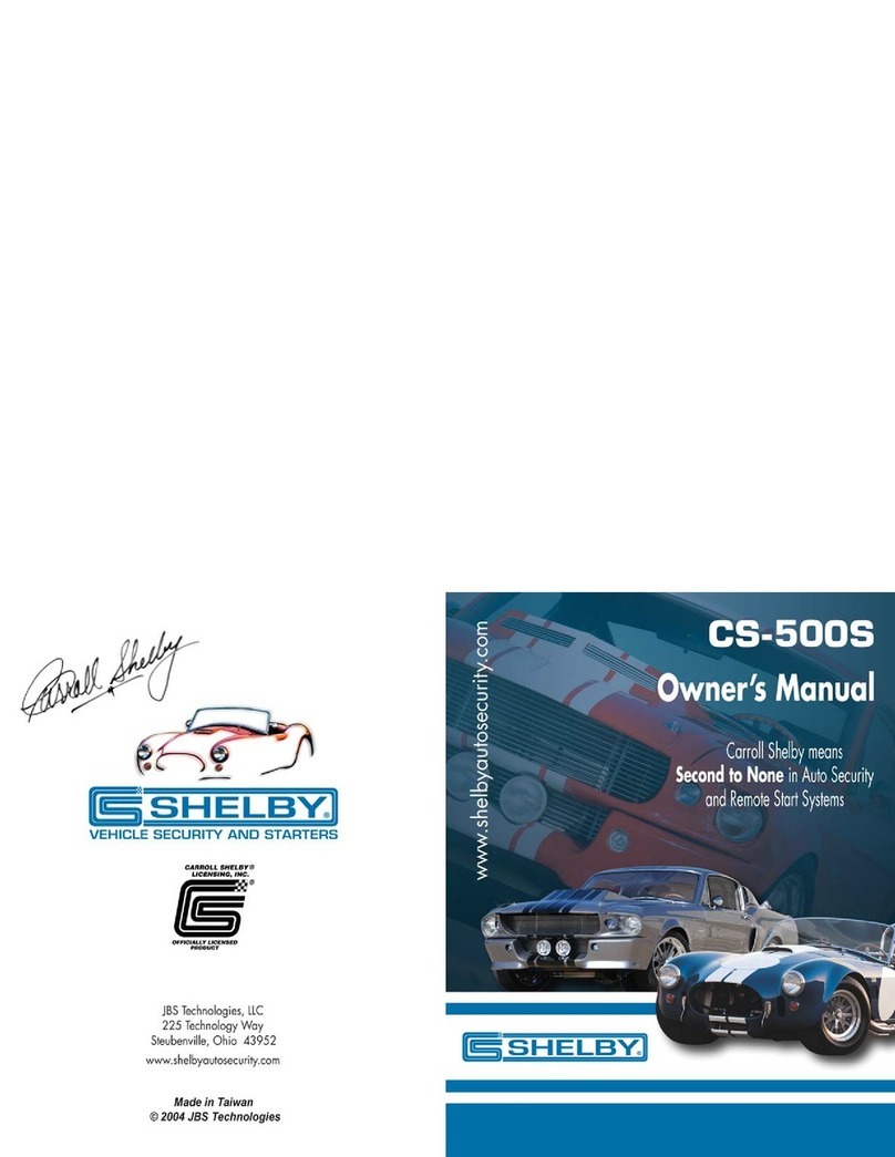 Shelby CS-500S owner's manual