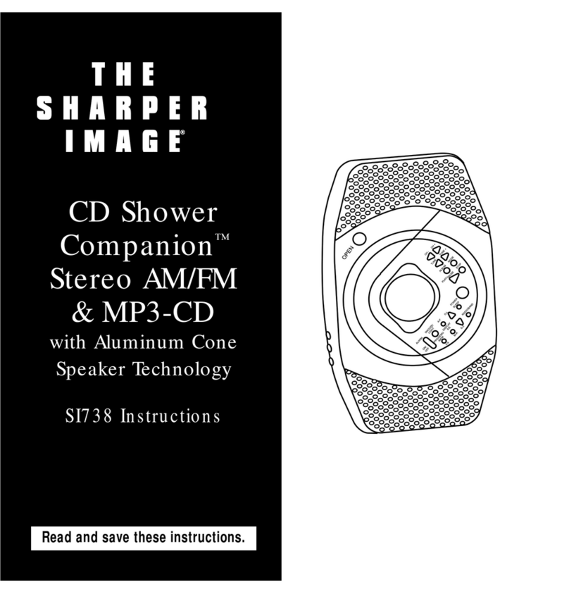 Sharper Image SI738 instruction manual