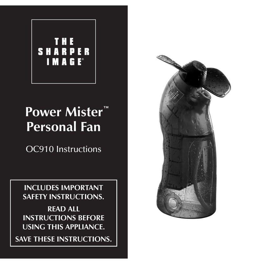 Sharper Image Power Mister OC910 User manual