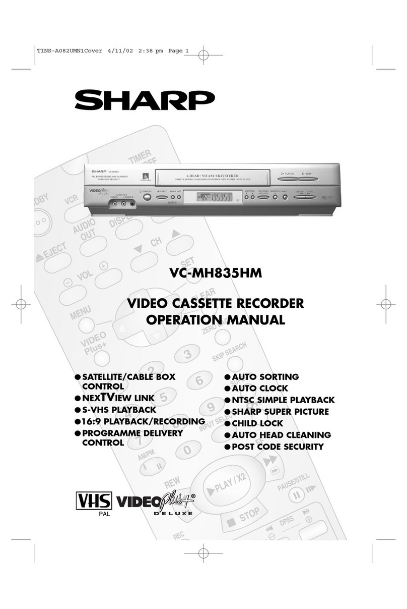 Sharp VC-MH835HM User manual Sharp VC-MH835HM User manual