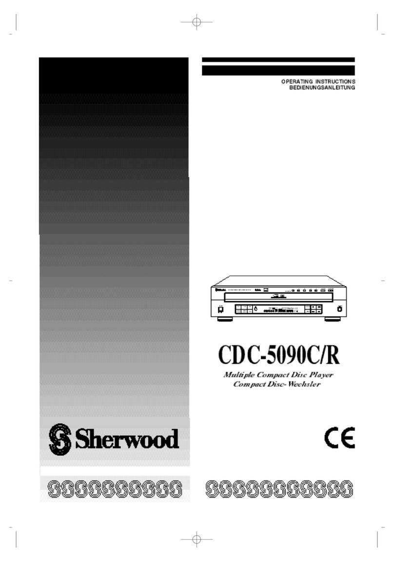 Sherwood CDC-5090C operating instructions