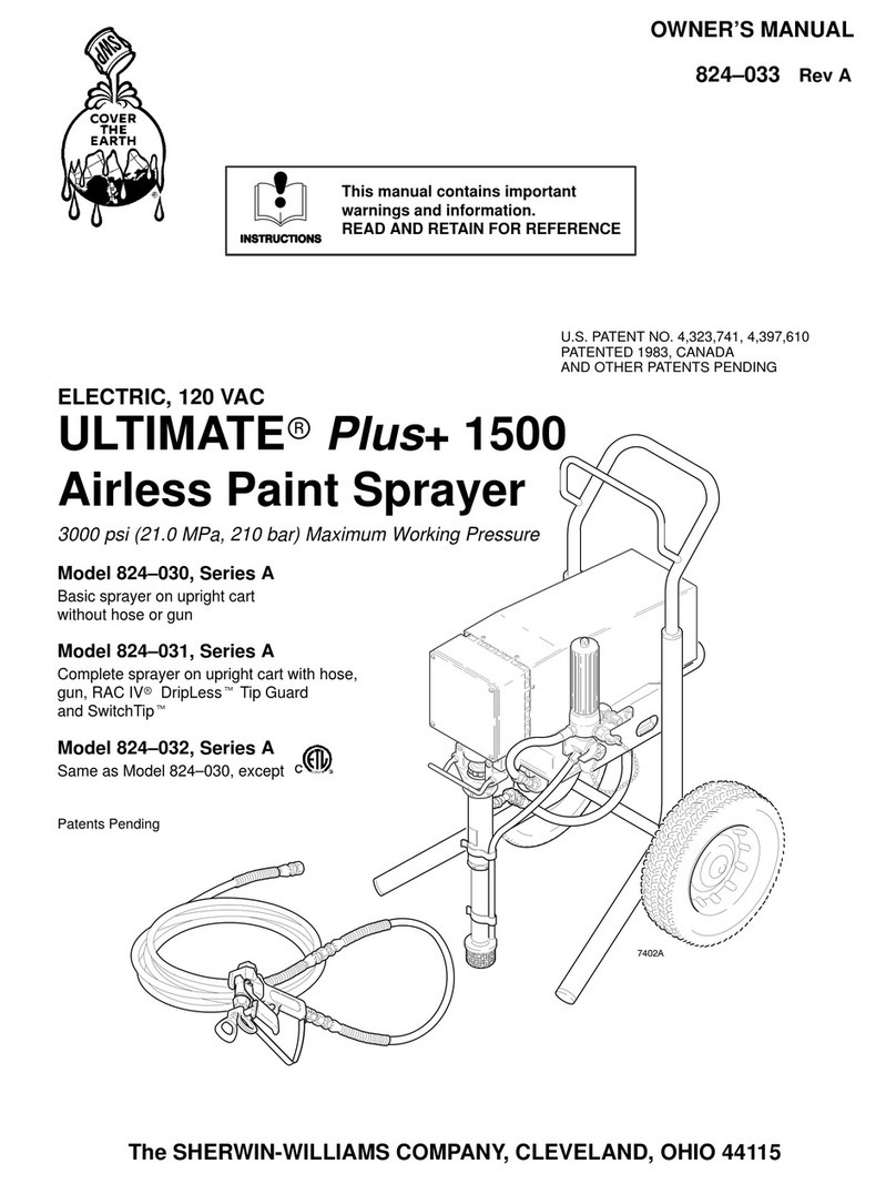 Sherwin-Williams ULTIMATE 824-030 owner's manual