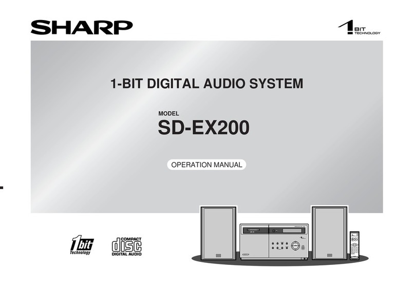 Sharp SD-EX200 User manual Sharp SD-EX200 User manual