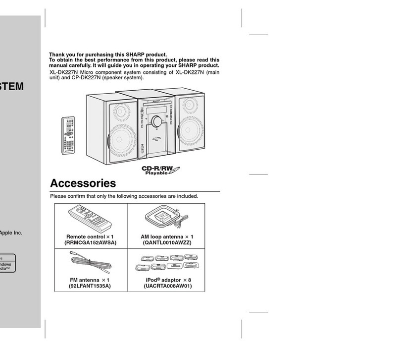 Sharp XL DK227N User manual