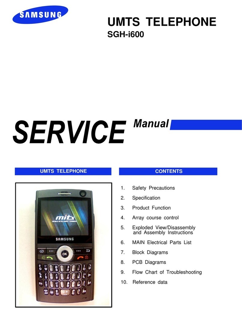 Samsung SGH-i600 Service manual